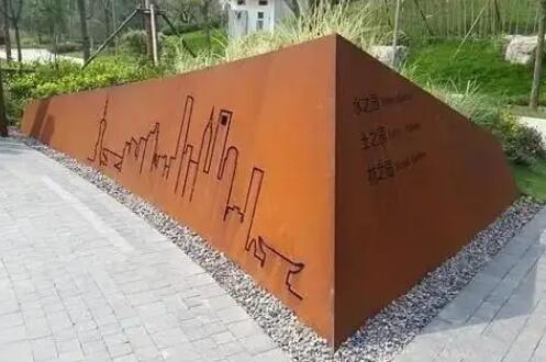 德庆耐候钢挡土墙